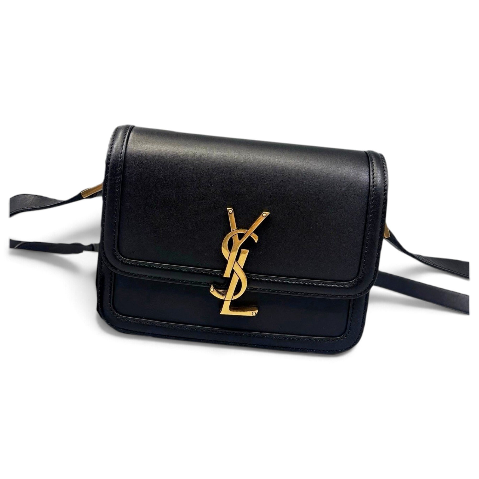 Solférino leather handbag