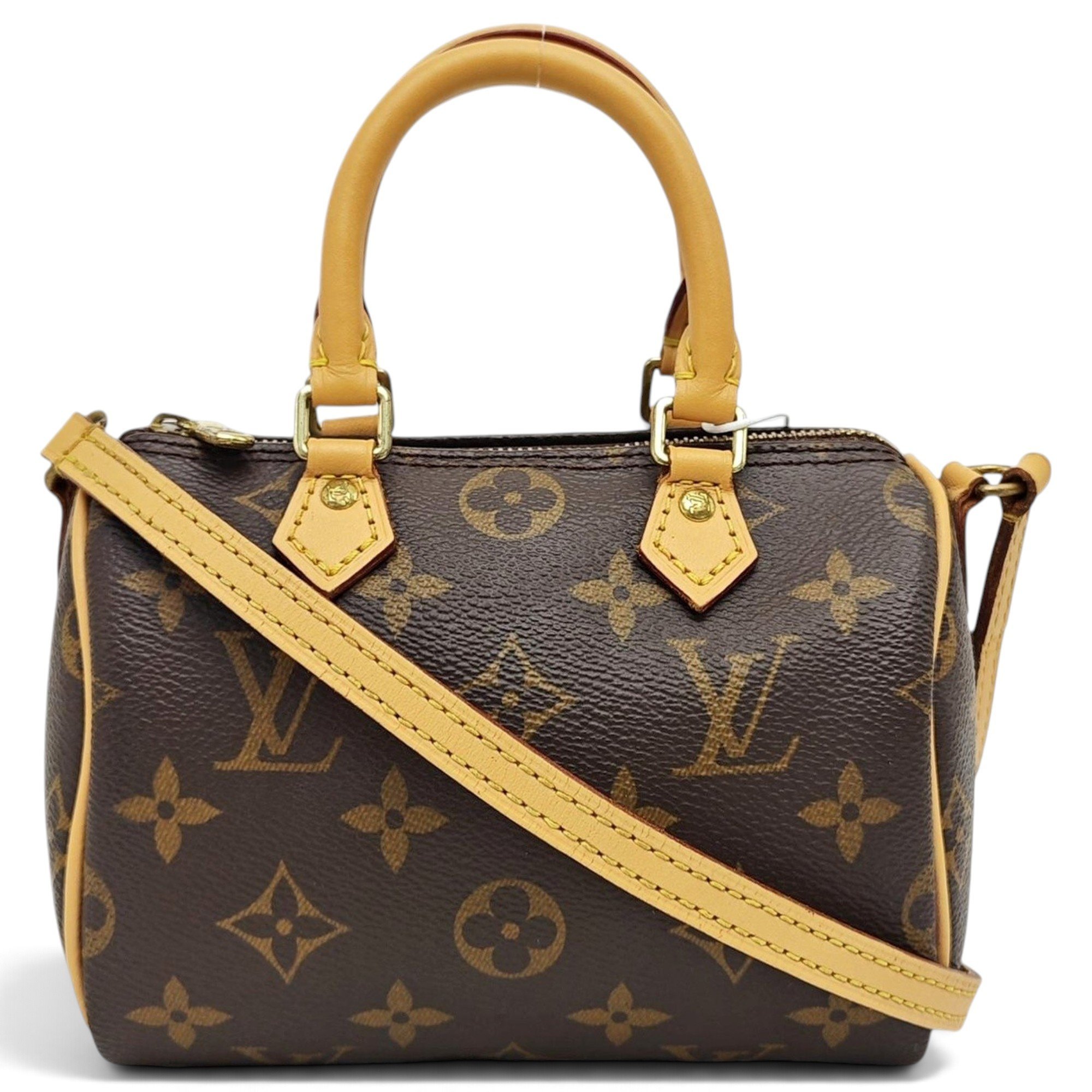 Nano Speedy / Mini HL leather handbag