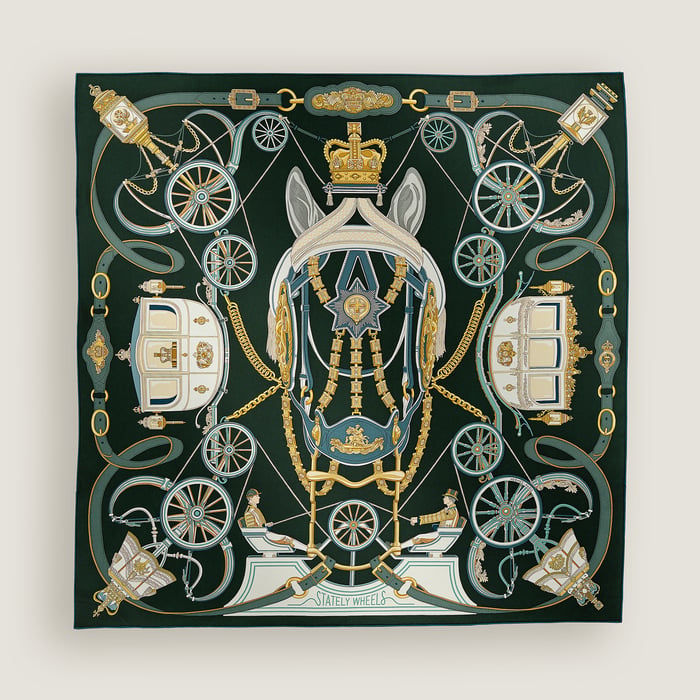 Stately Wheels Scarf 90