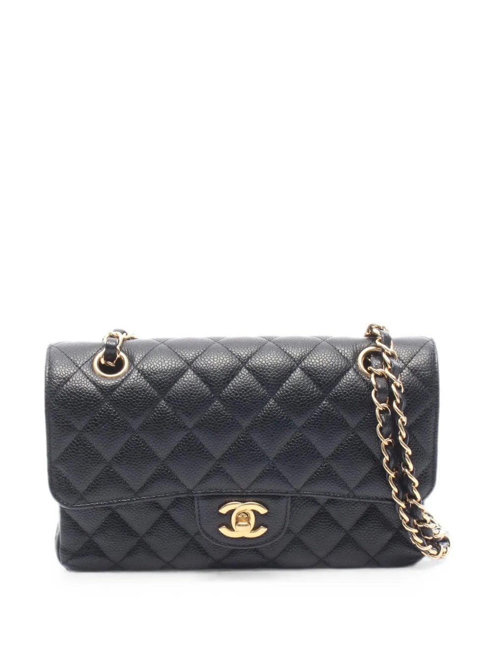 2019 Matelassé double flap shoulder bag