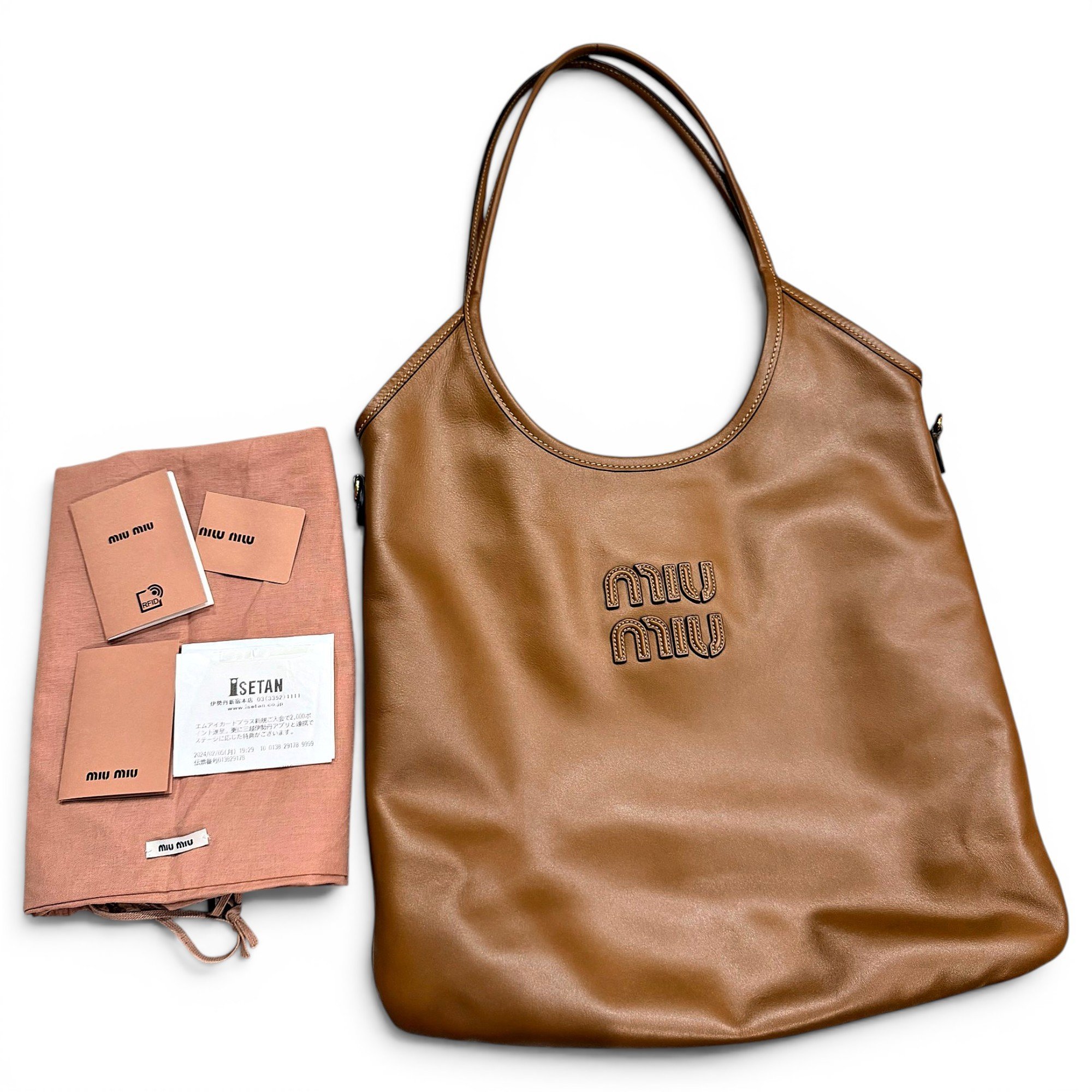 Ivy leather handbag