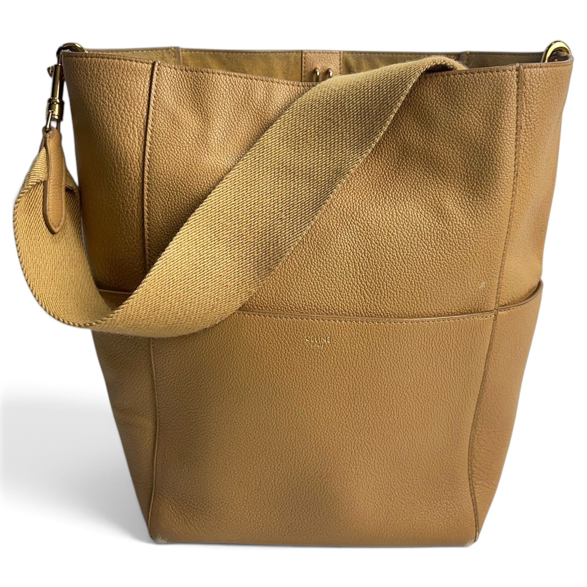 Seau Sangle leather tote