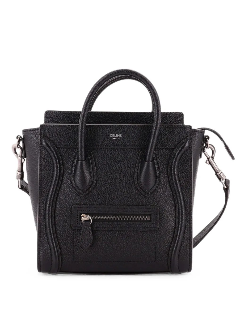 Luggage Bag Grainy Leather Nano crossbody bag