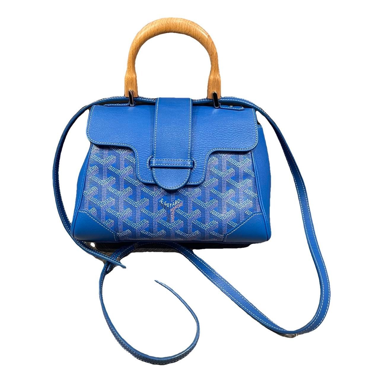 Goyard Saïgon leather handbag