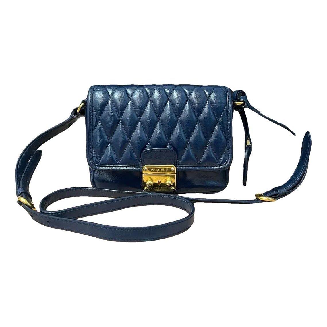 Miu Confidential leather crossbody bag