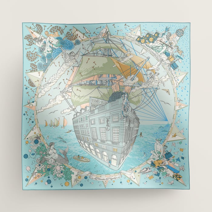 Hermès Flagship Scarf 90