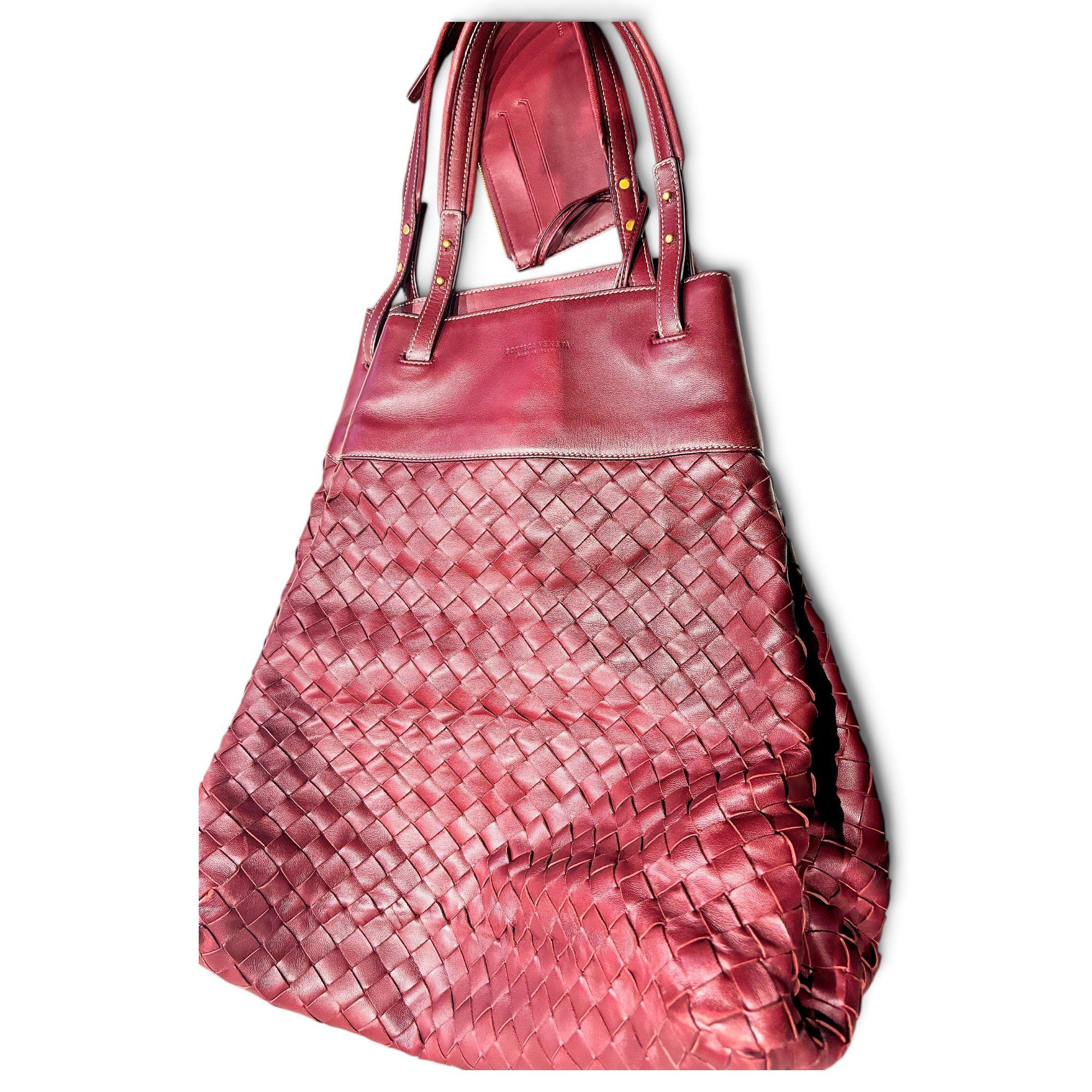 Leather tote
