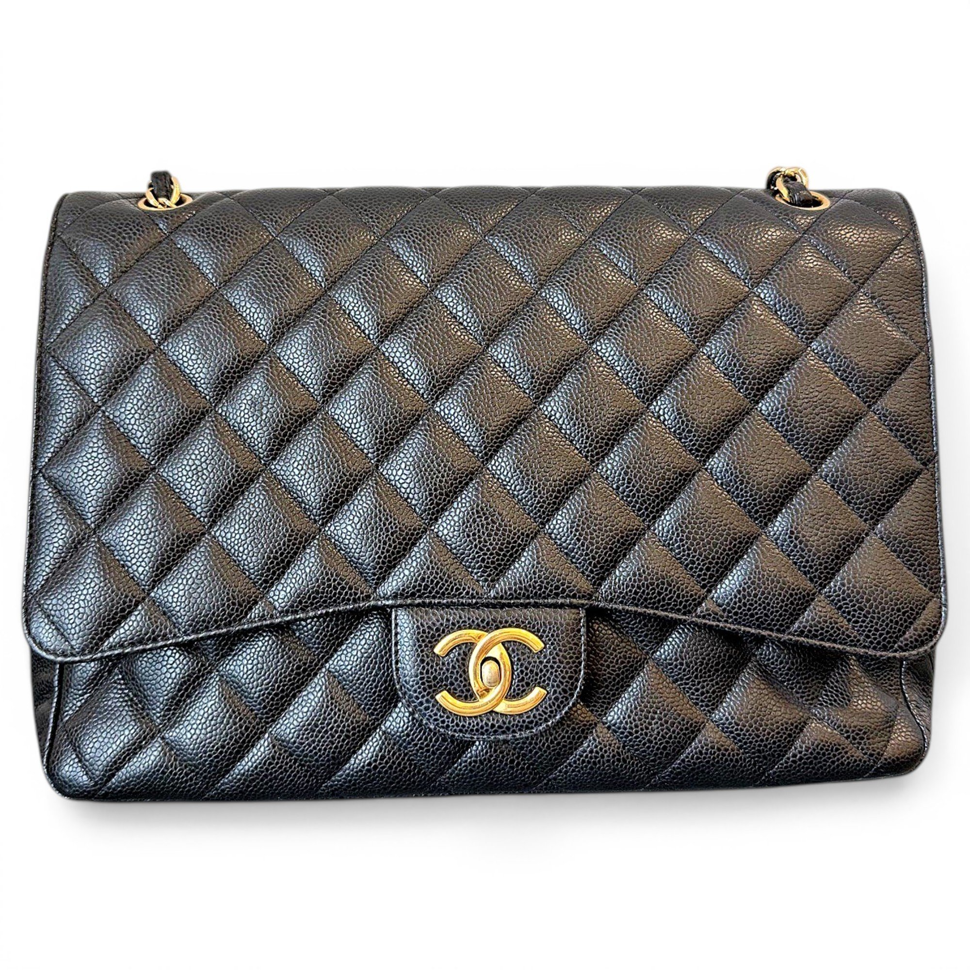 Trendy CC Flap leather handbag