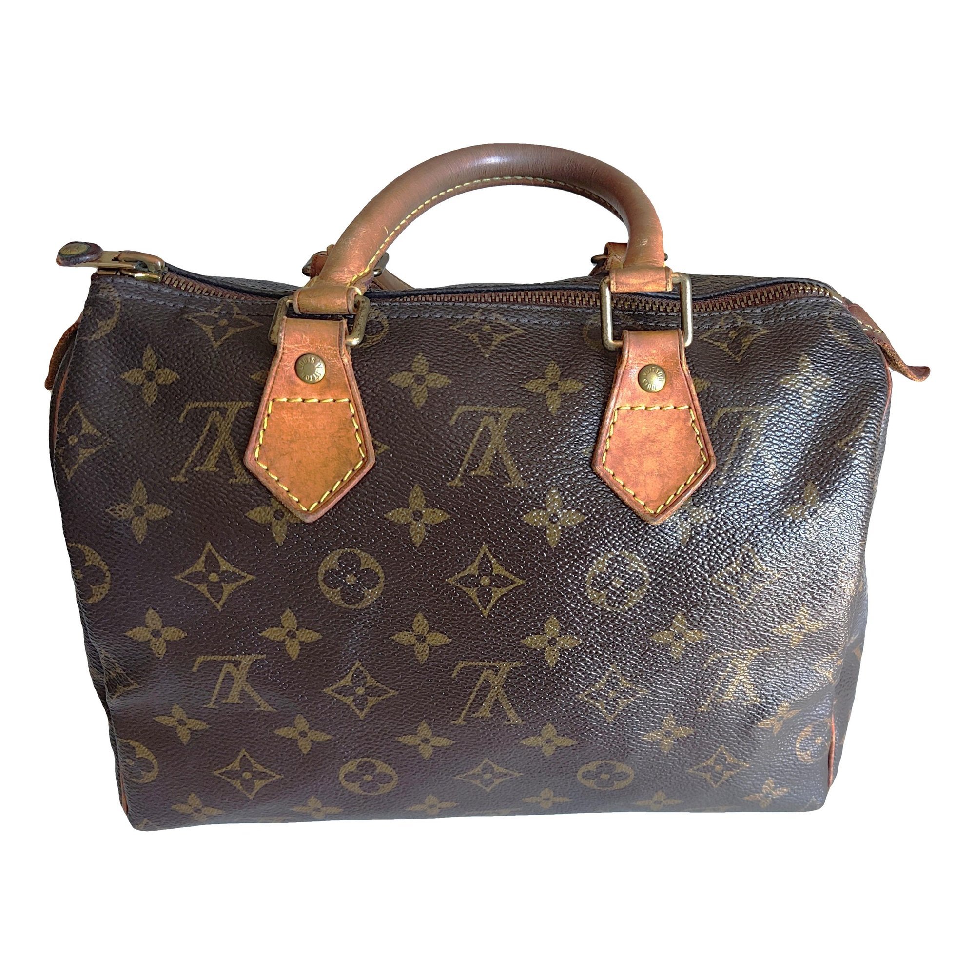 Speedy leather handbag