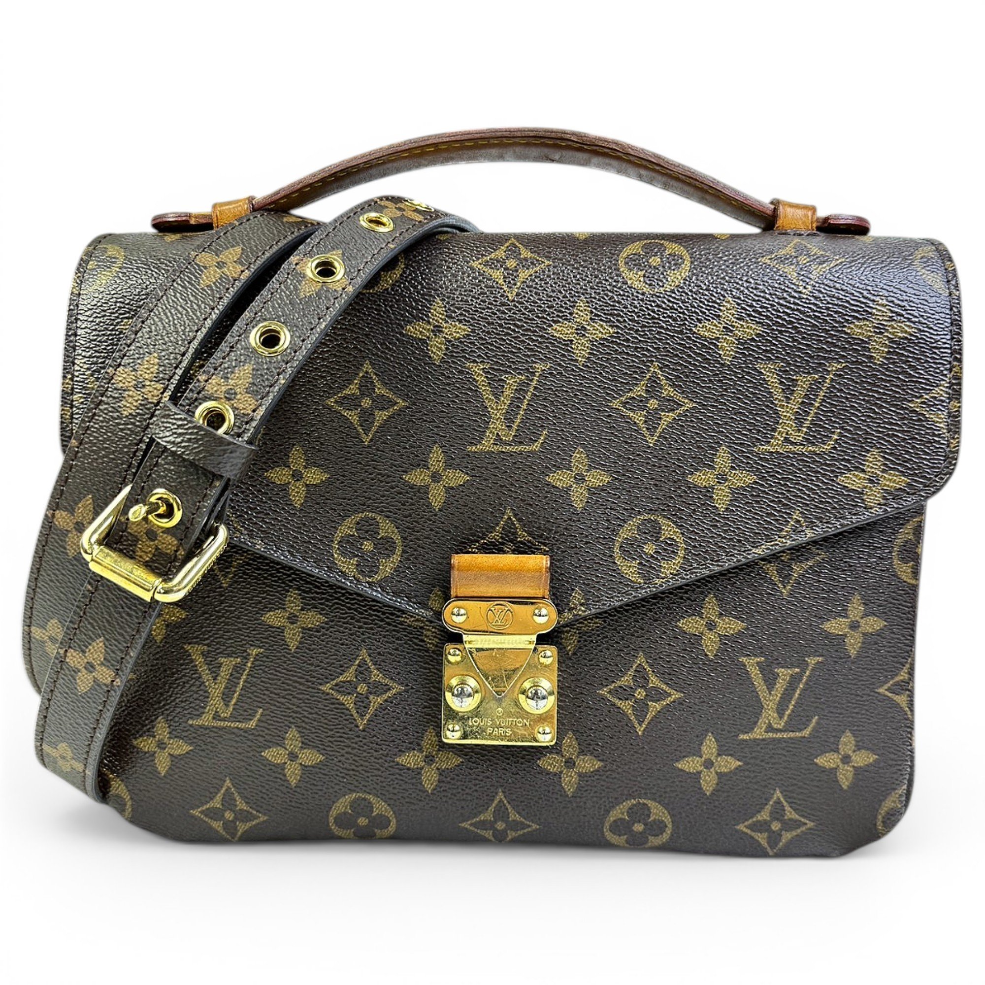 Metis leather handbag