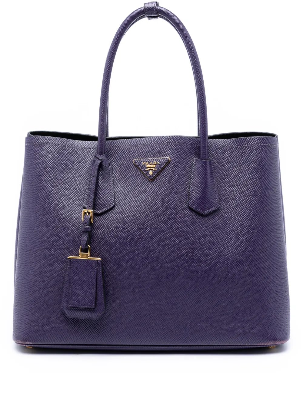 2010-2026 Medium Saffiano Cuir Double satchel