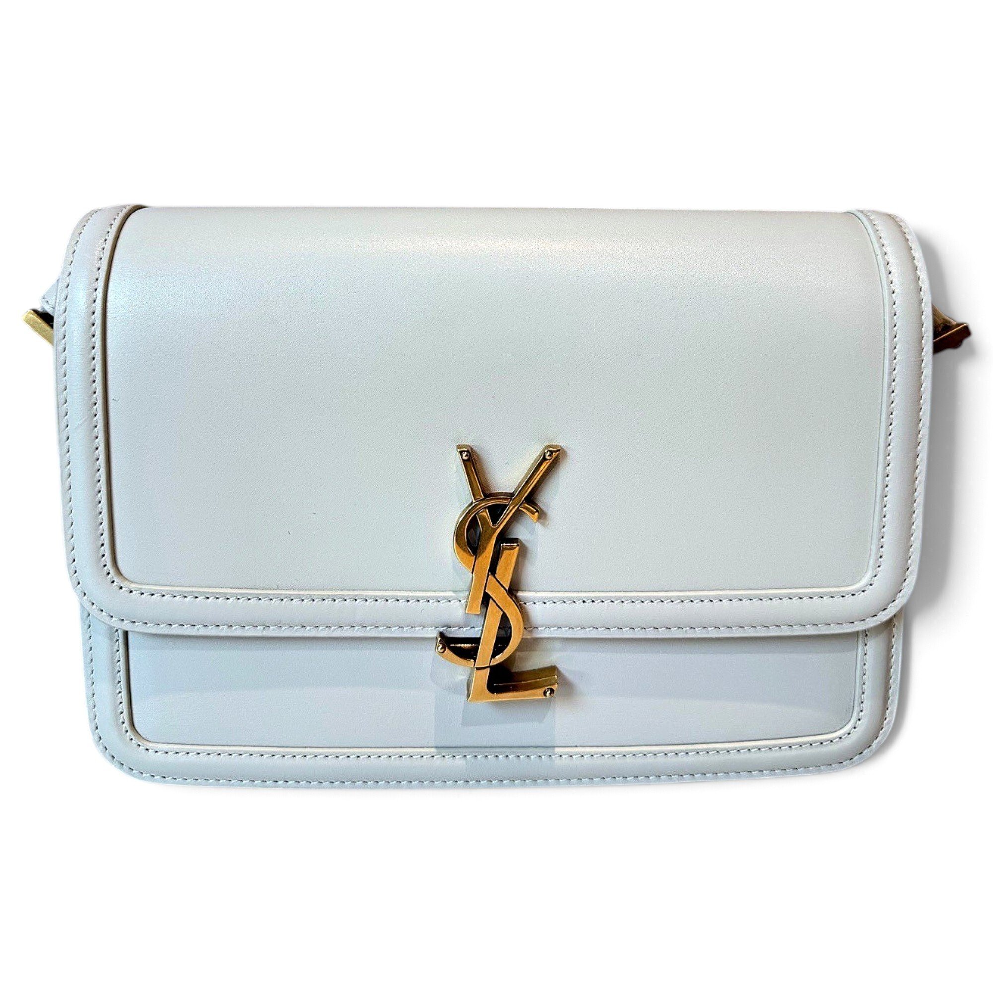Solférino leather handbag