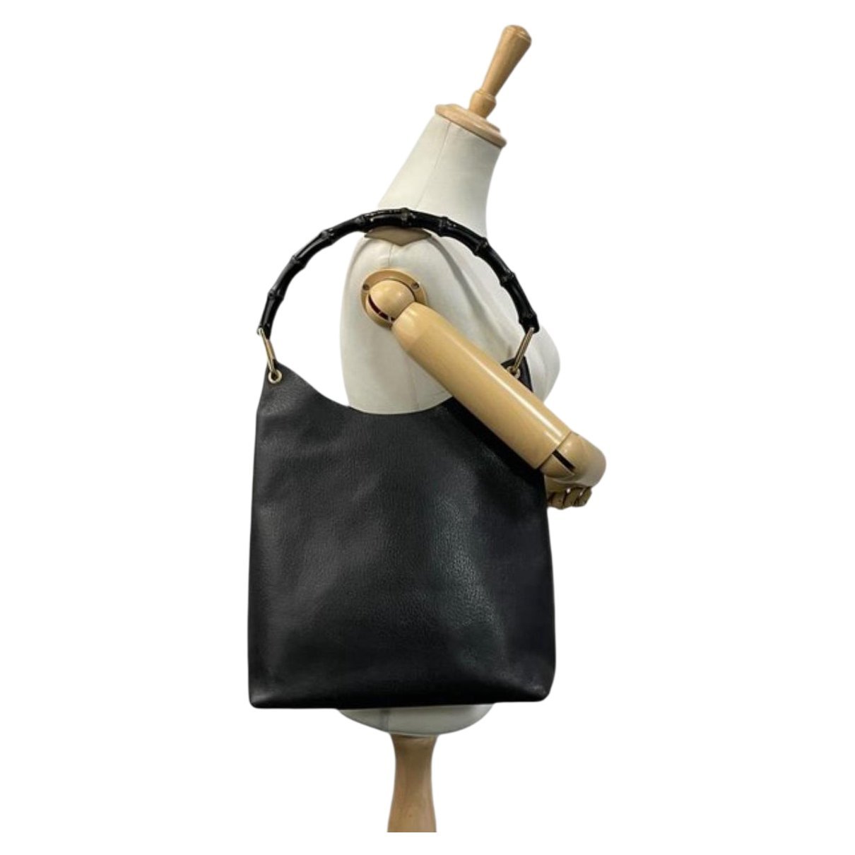 Vintage Bamboo leather handbag