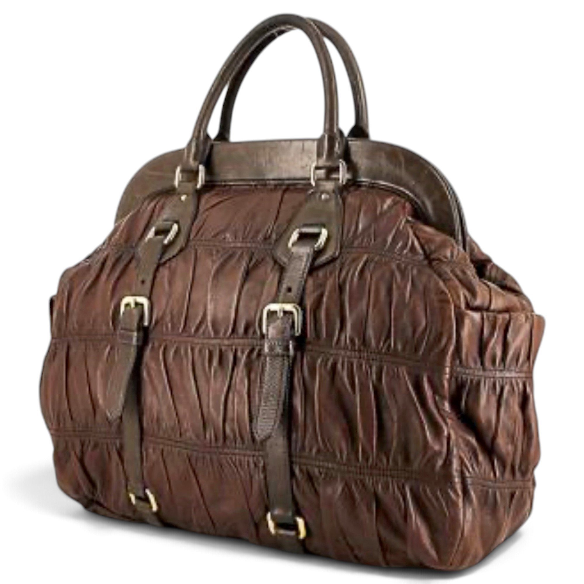 Leather handbag