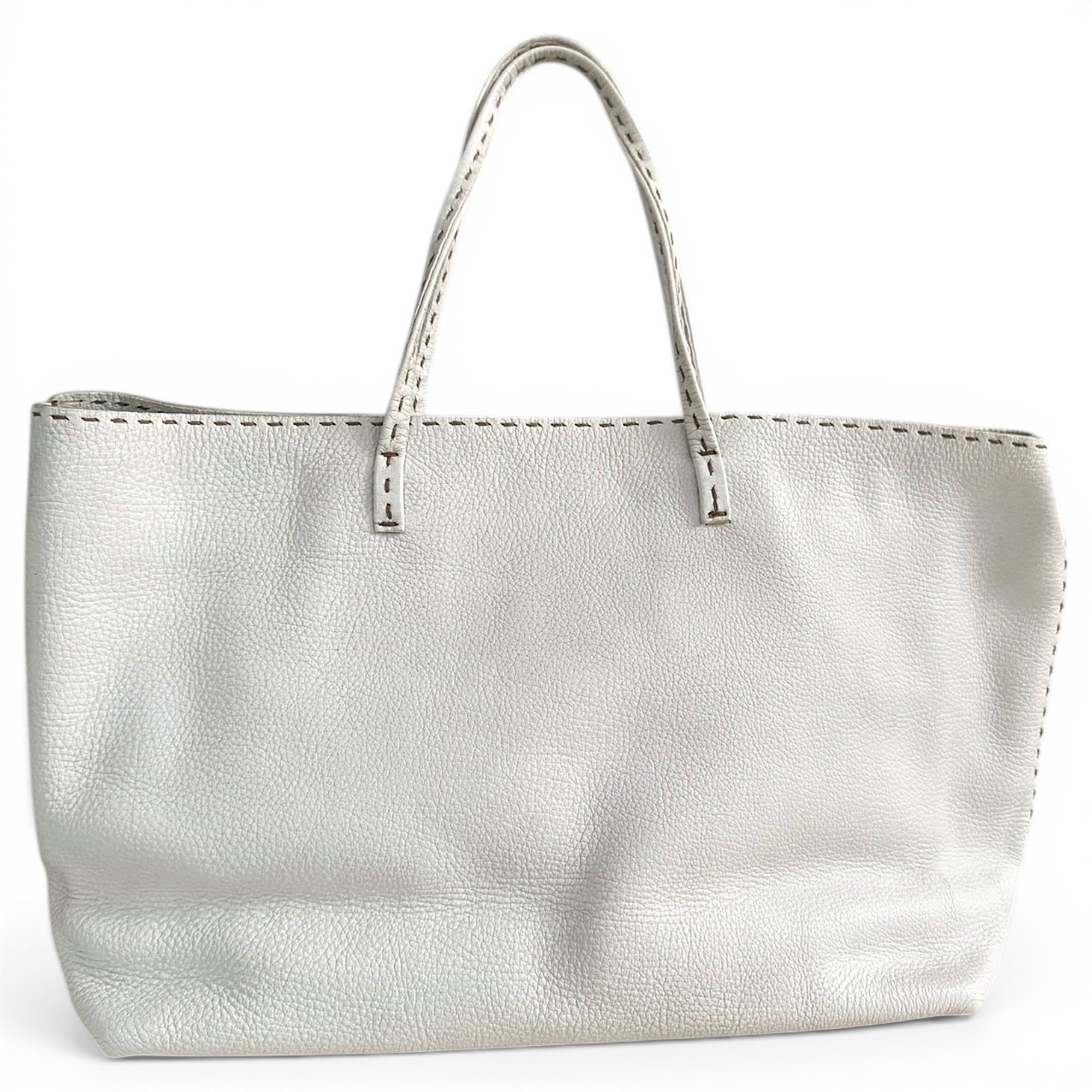 Leather tote