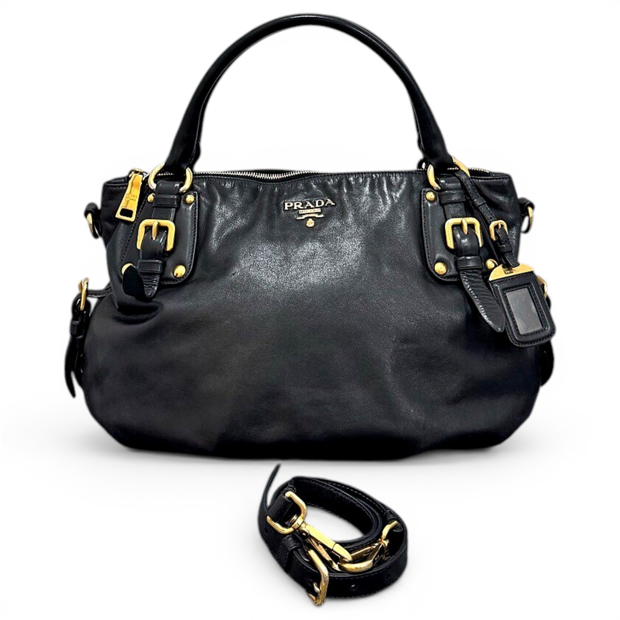 Leather handbag