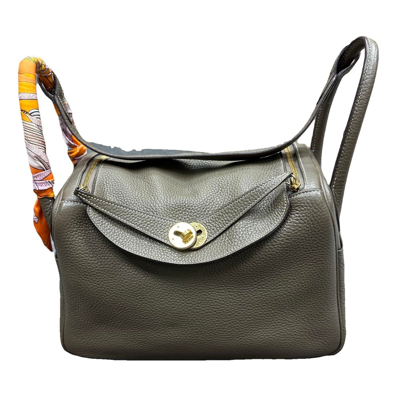 Hermes Lindy Handbag Etoupe