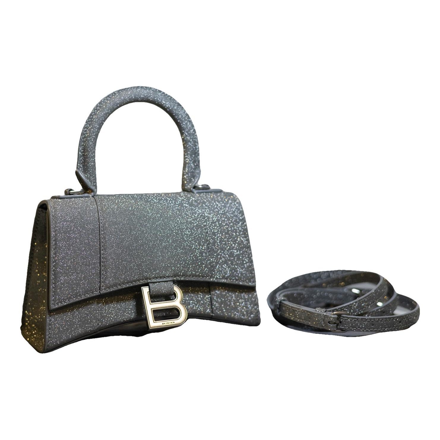 Hourglass glitter mini bag