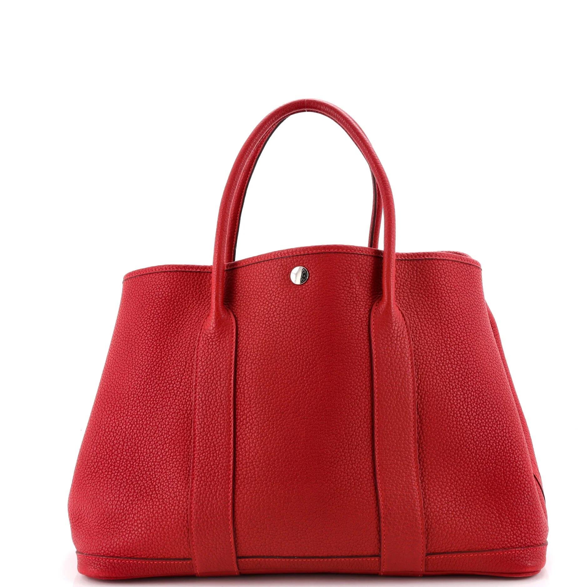 Leather tote