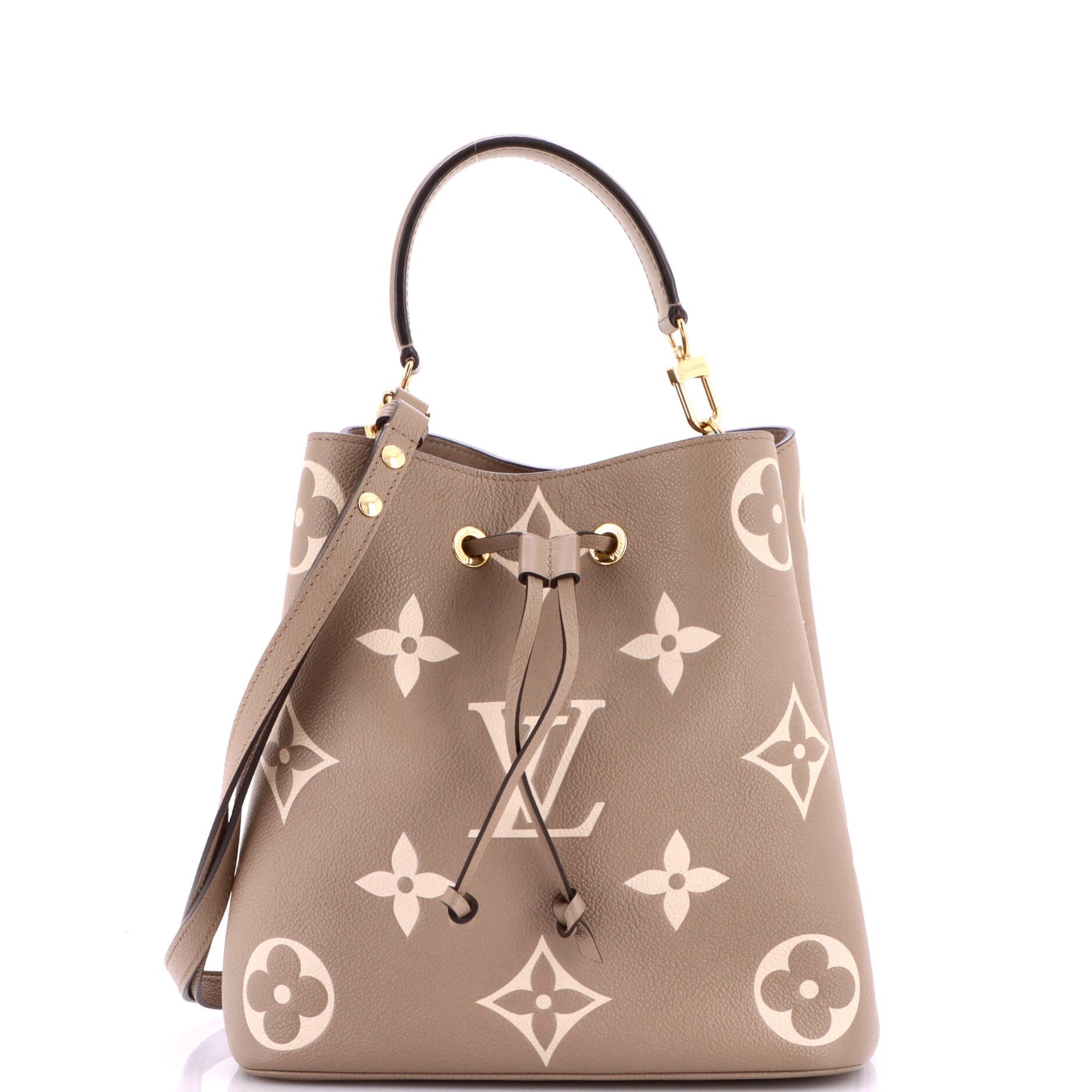 NeoNoe Handbag Bicolor Monogram Empreinte Giant MM