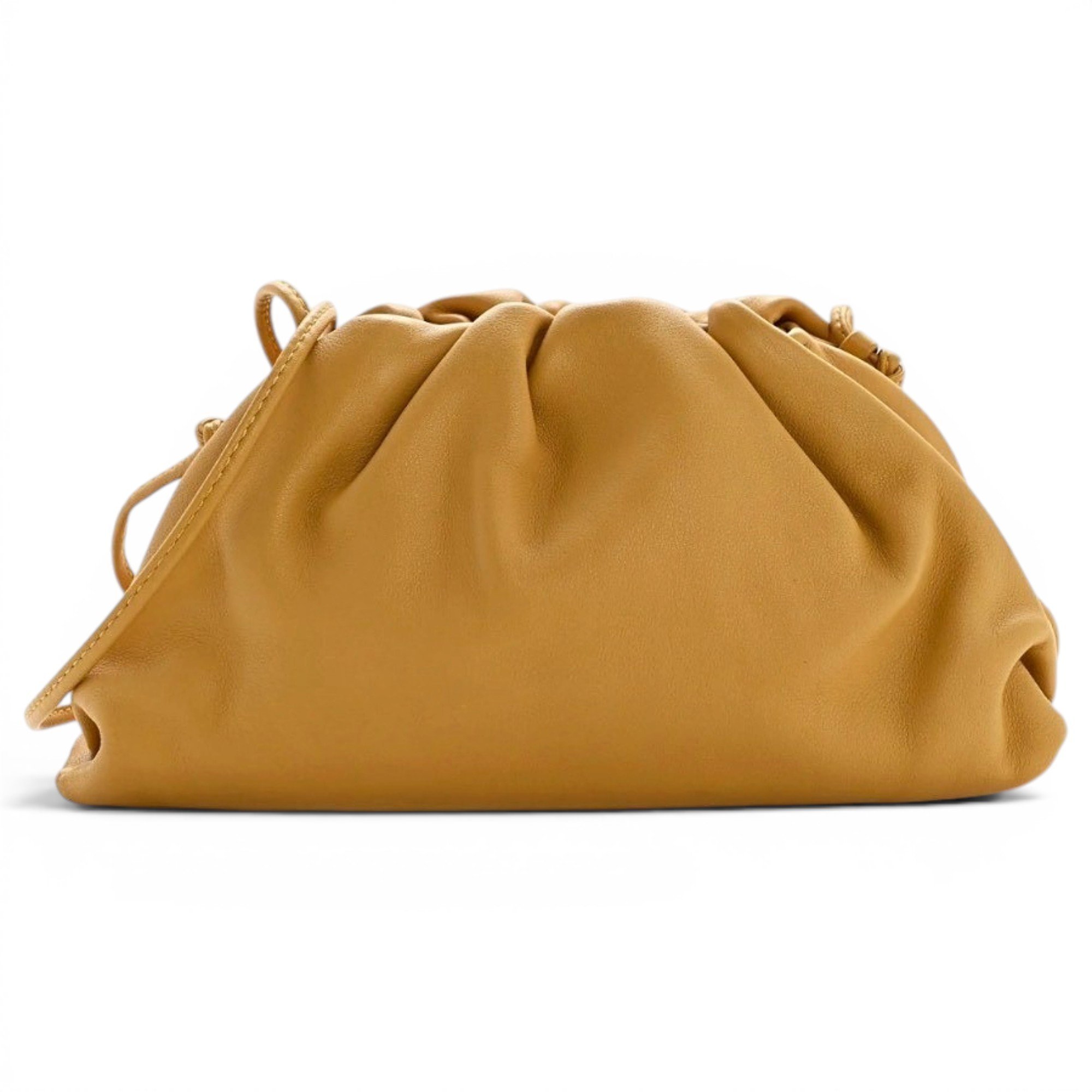 Pouch leather handbag