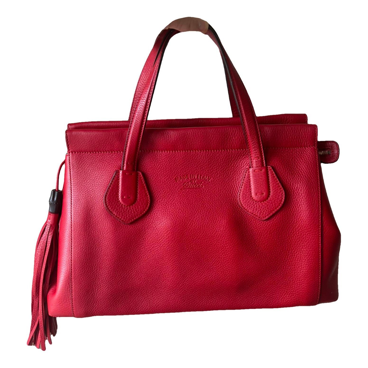 Leather handbag