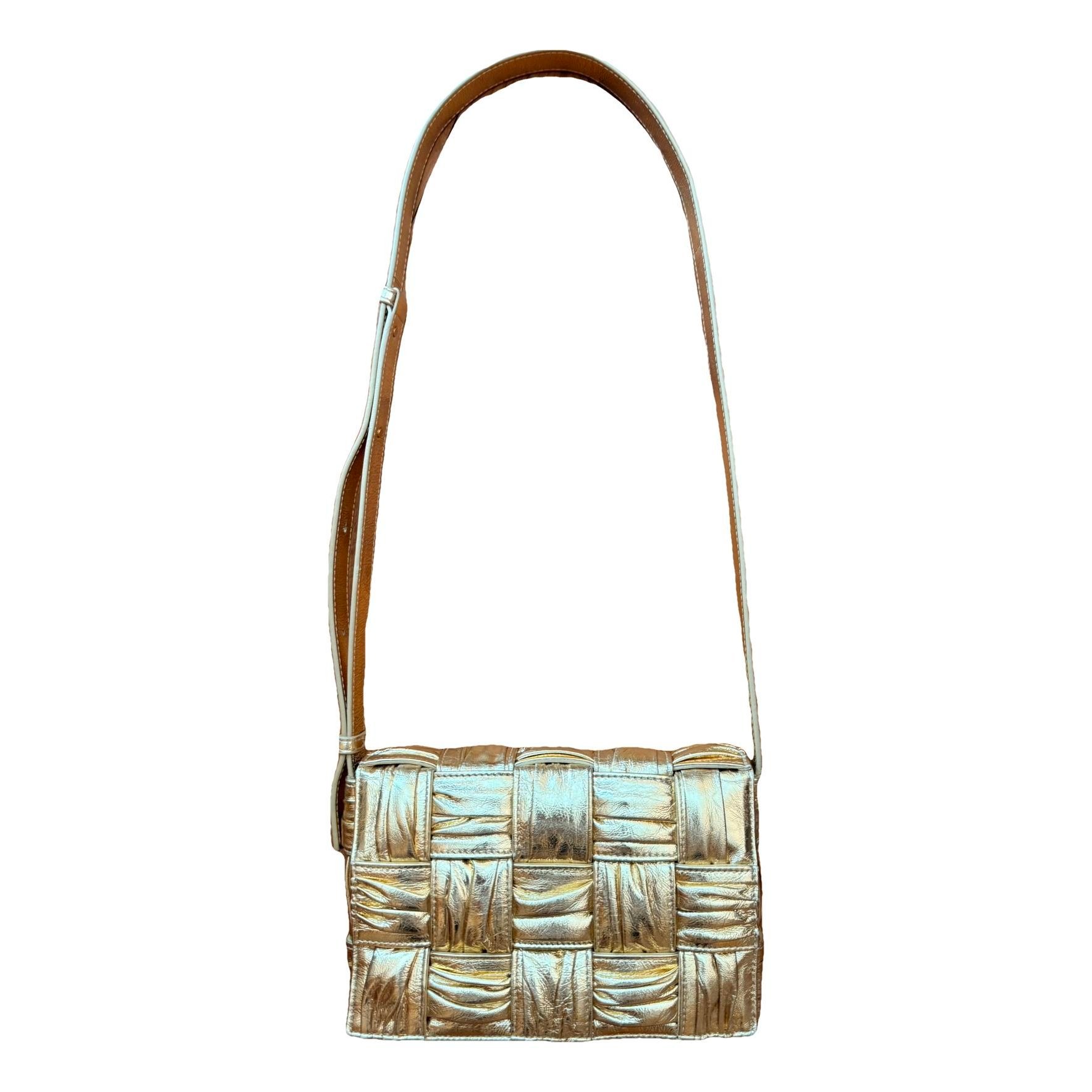 Cassette leather crossbody bag