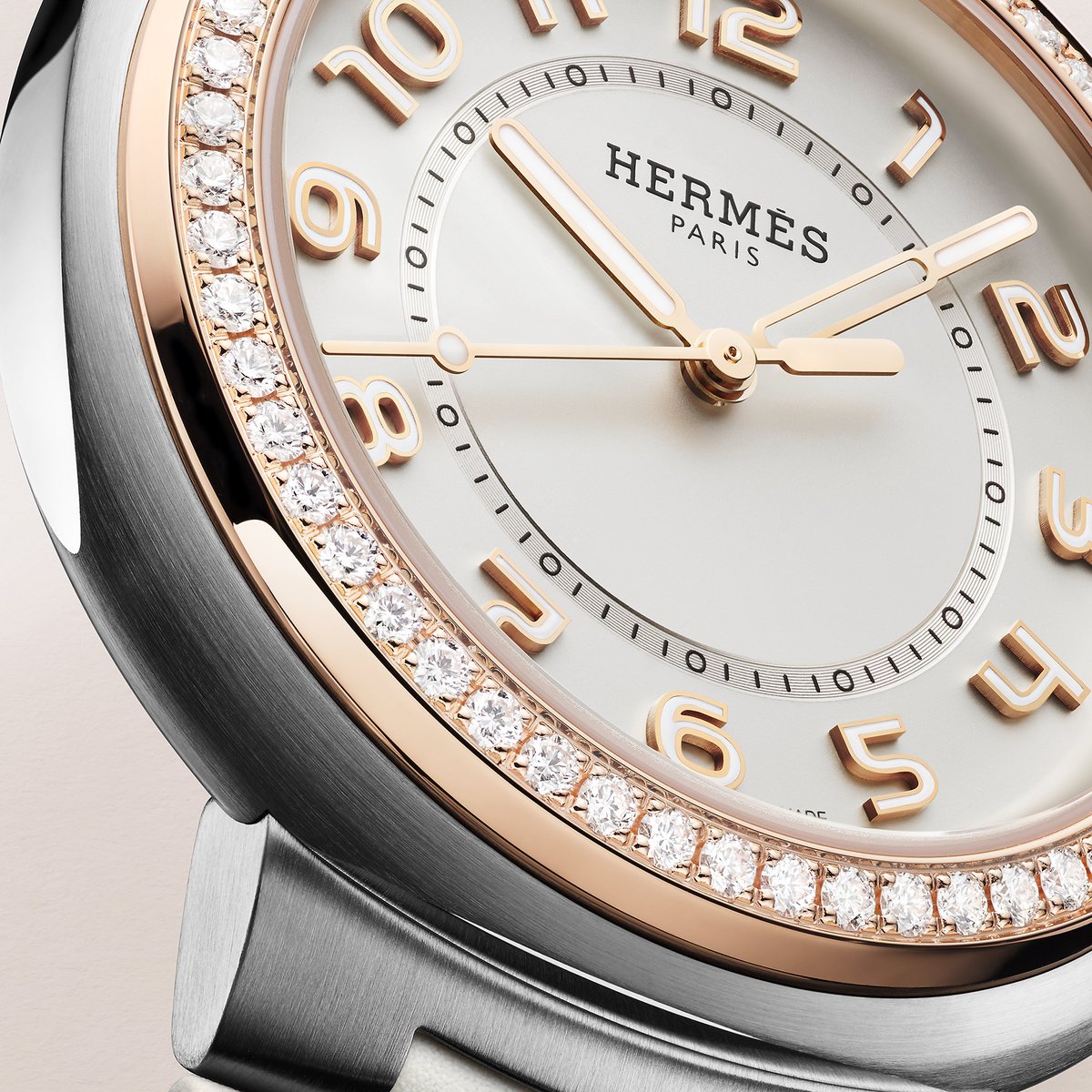 Sans Coloris Hermès Cut Watch, Large Model, 36 mm