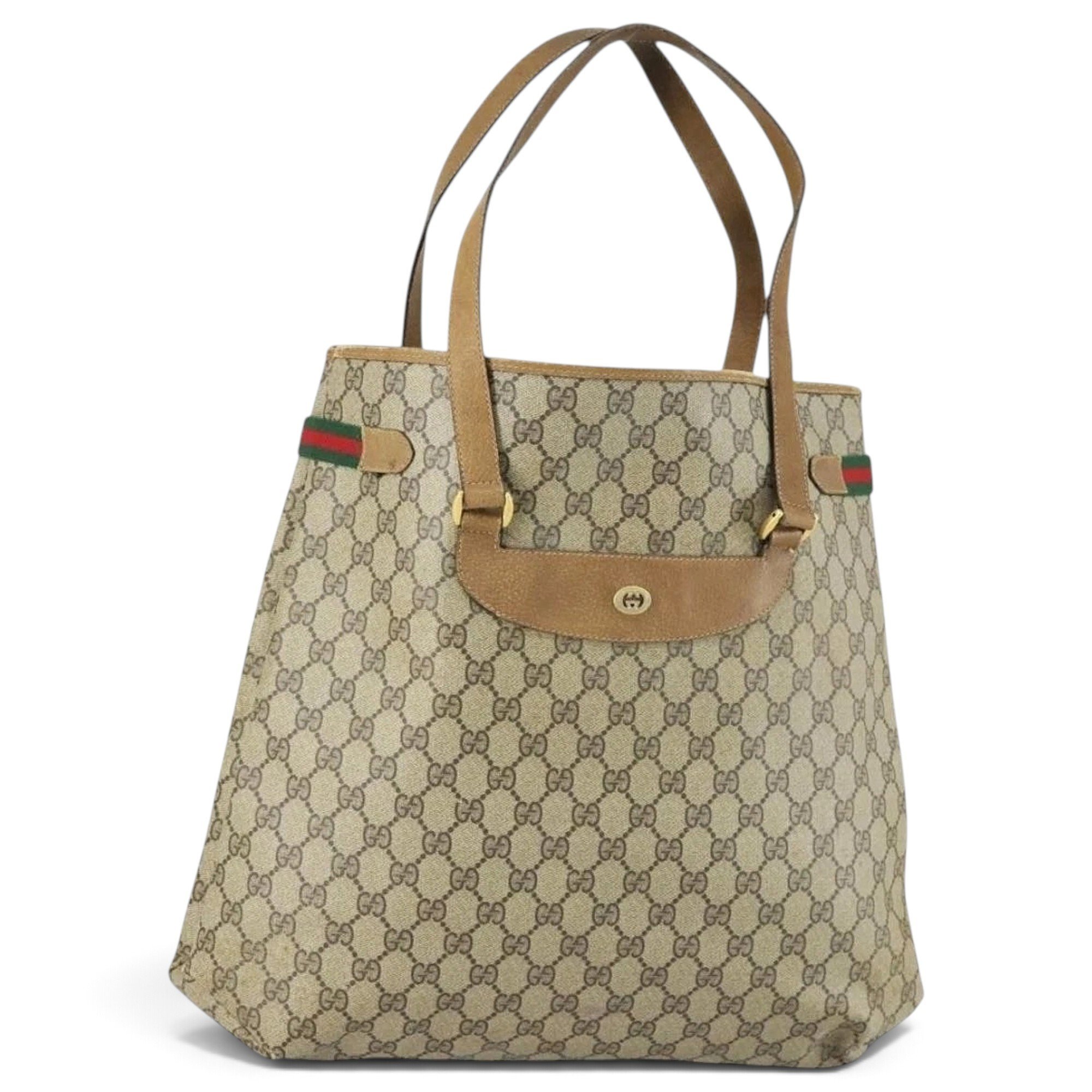 Leather tote