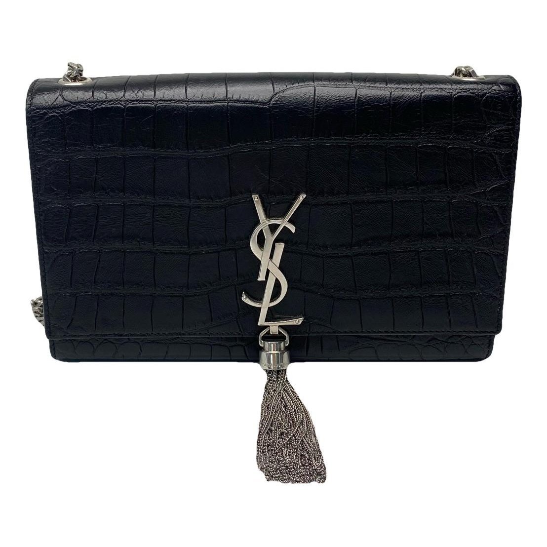 Pompom Kate leather handbag