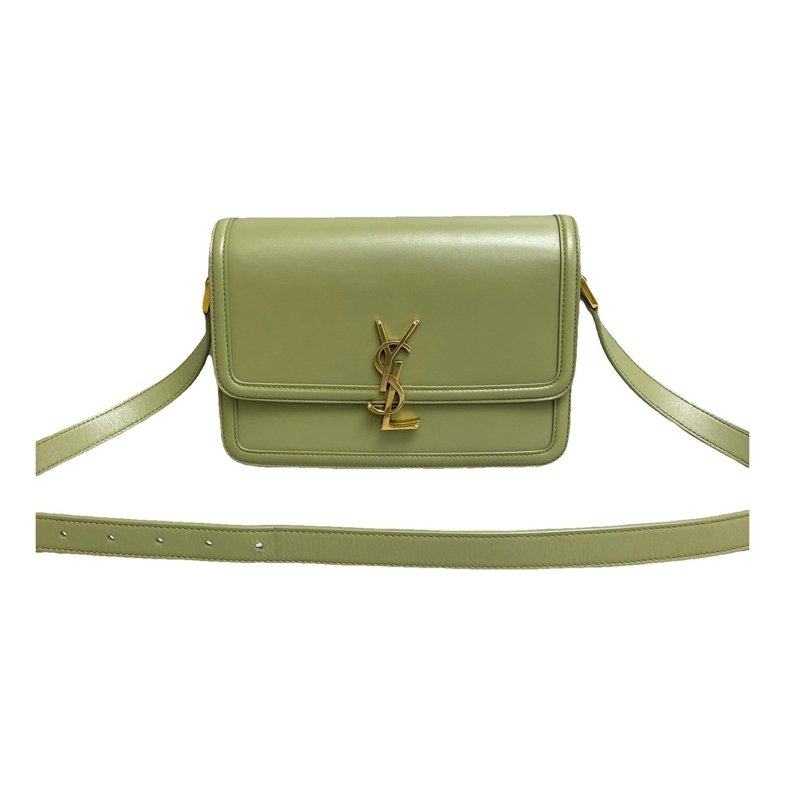 Solférino leather handbag