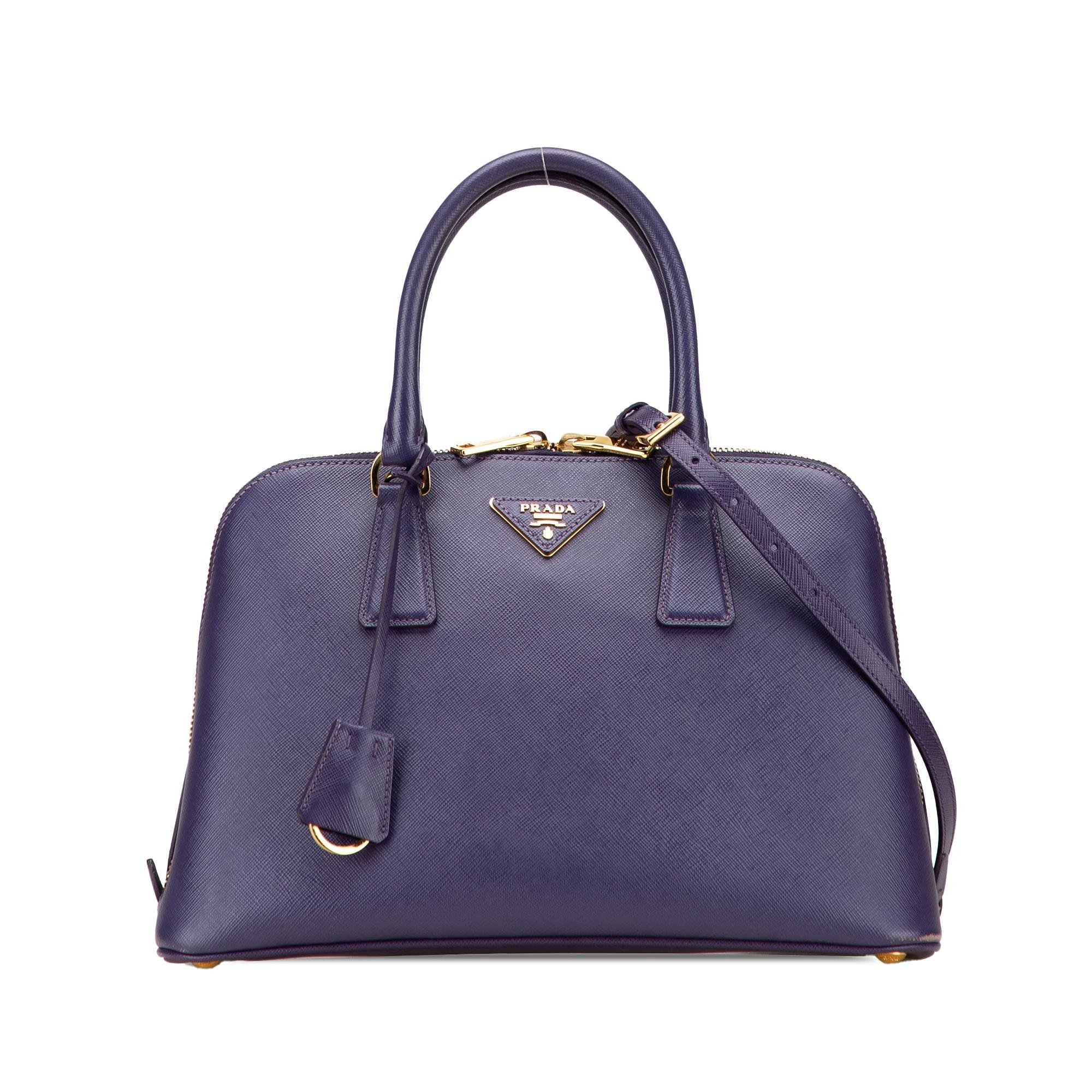 Promenade leather handbag
