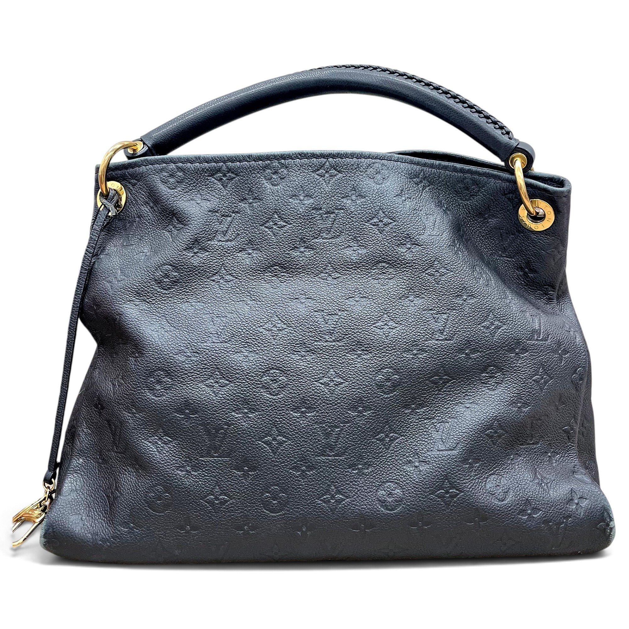Artsy leather handbag