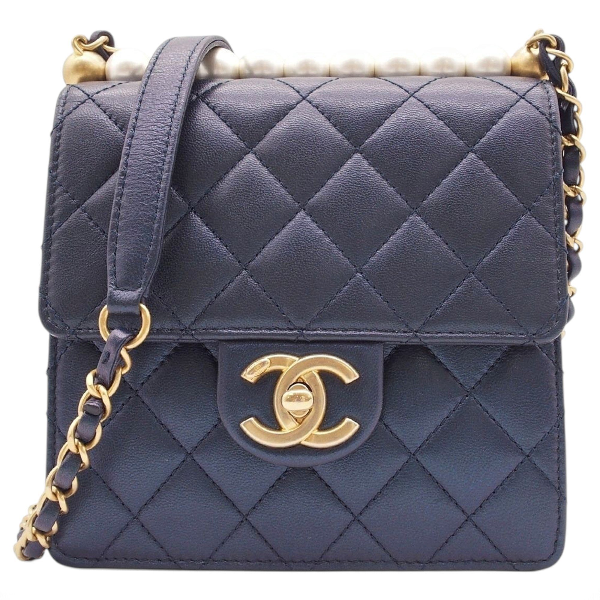 Pearl Bag leather handbag