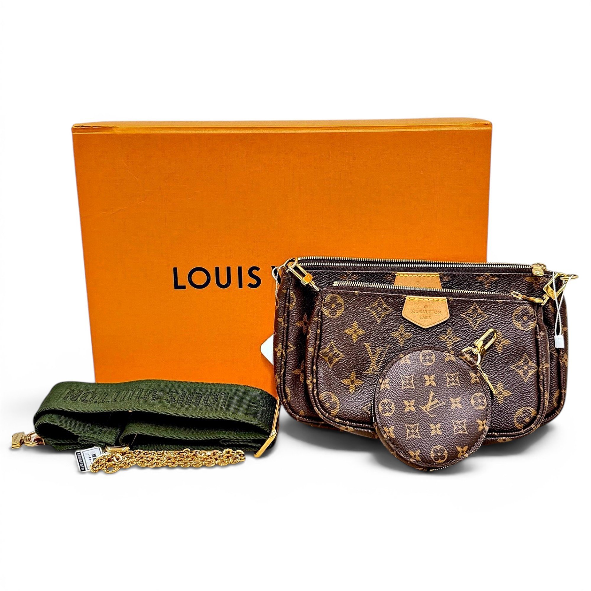 Multi Pochette Accessoires leather crossbody bag