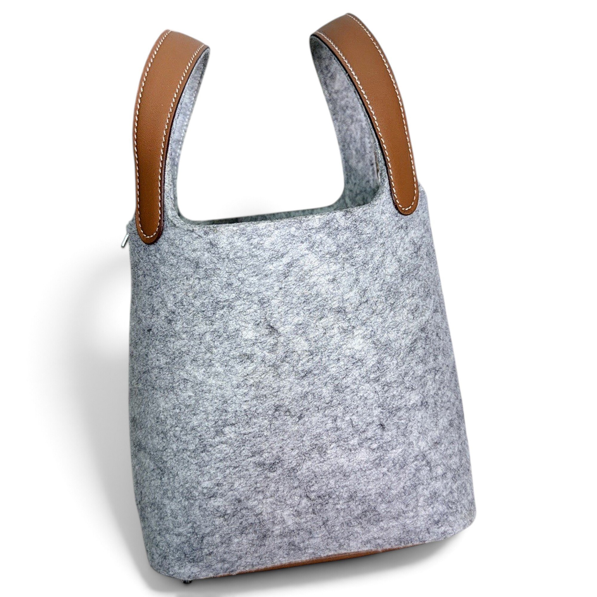 Picotin leather handbag