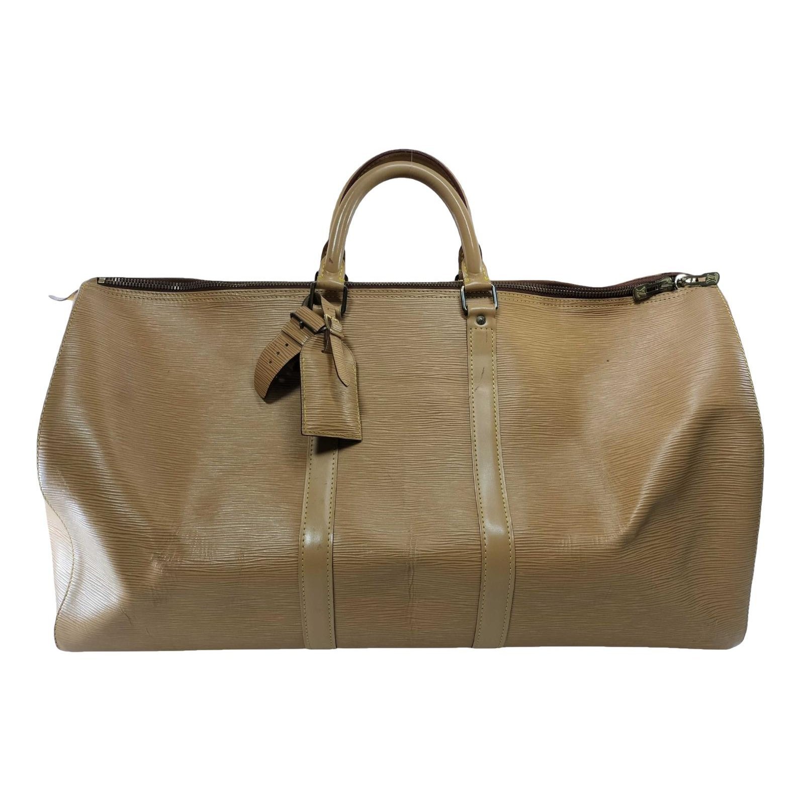 Keepall leather 48h bag