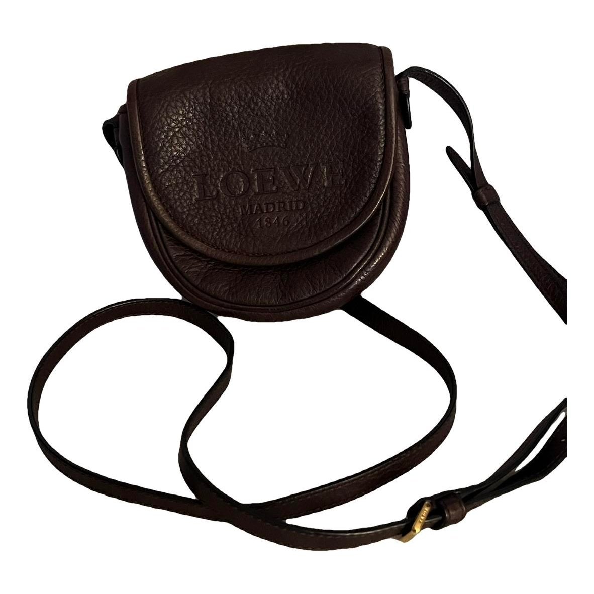 Leather crossbody bag