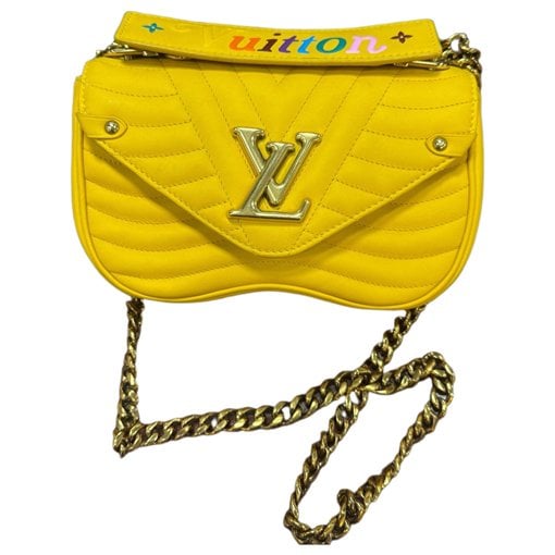 New Wave leather handbag