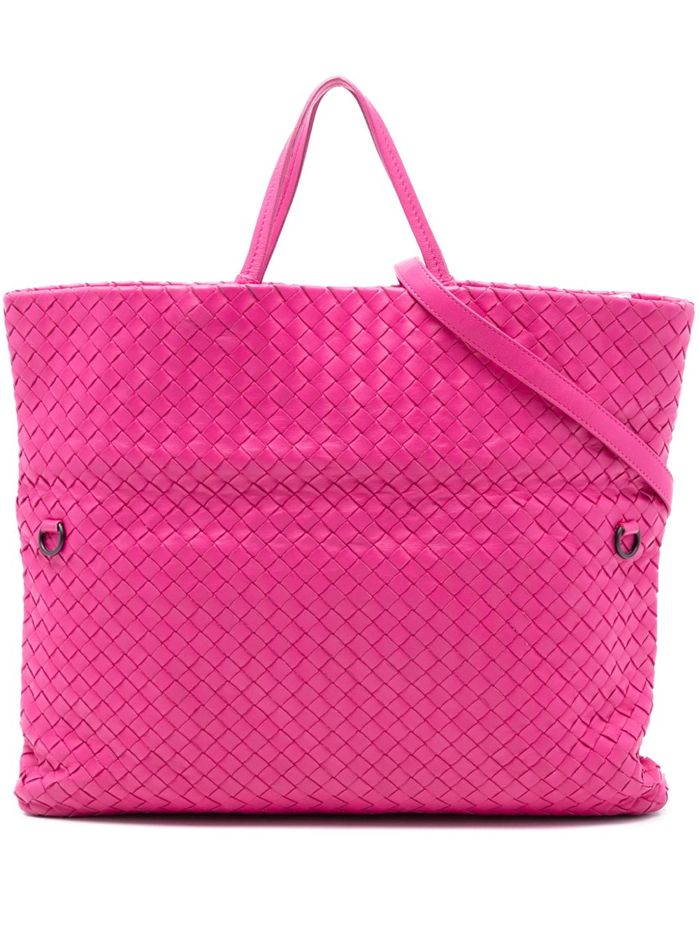 2012-2026 Nappa Intrecciato Fold Over Tote satchel