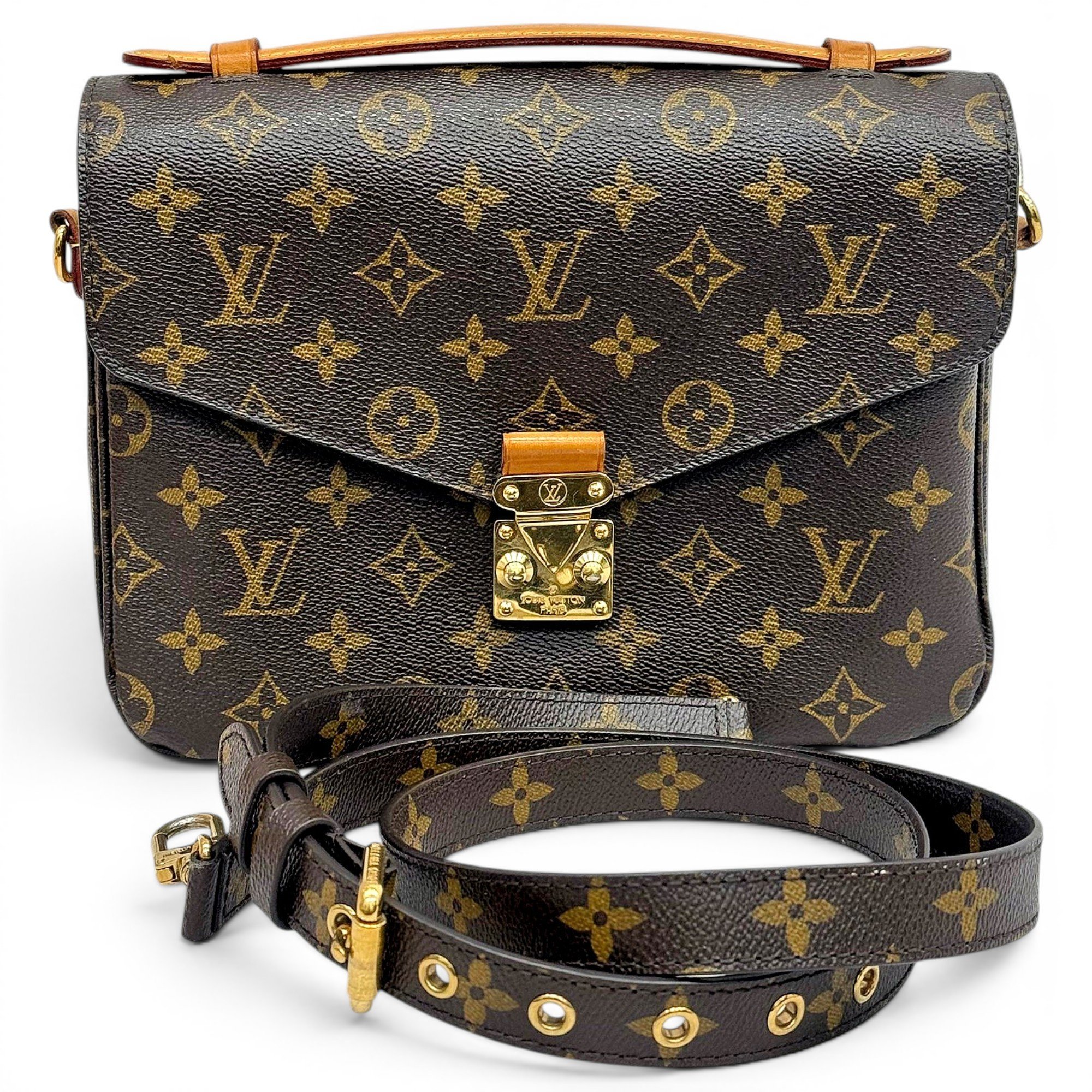 Metis leather handbag
