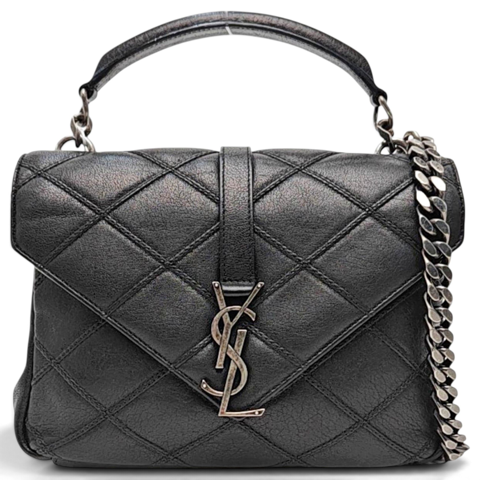 Collége monogramme leather handbag