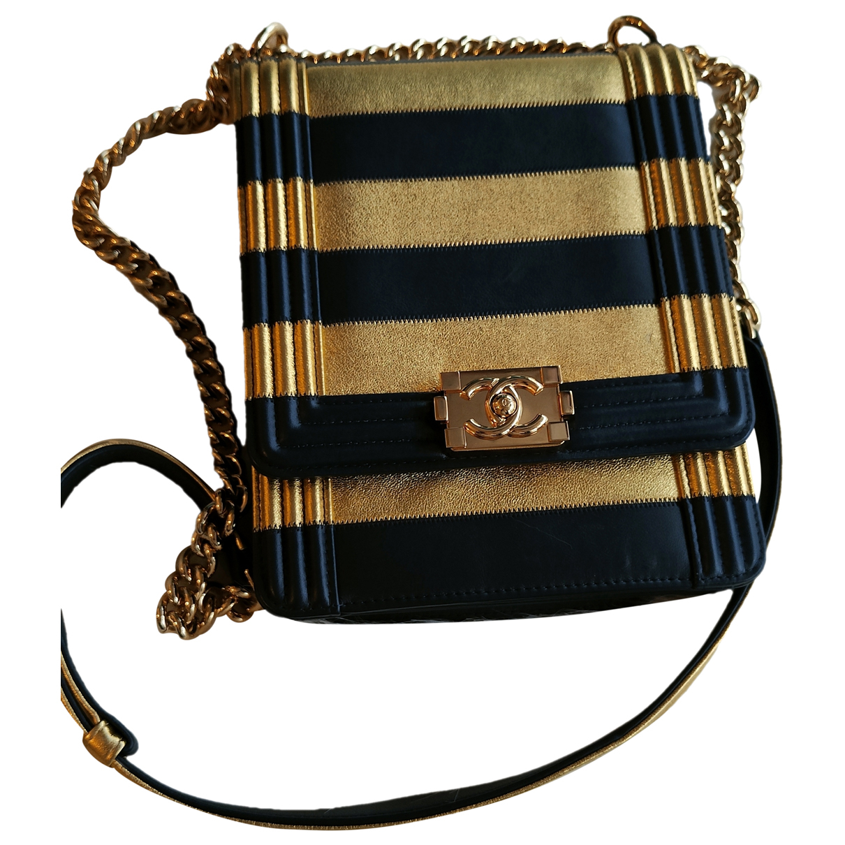 North South Boy leather crossbody bag