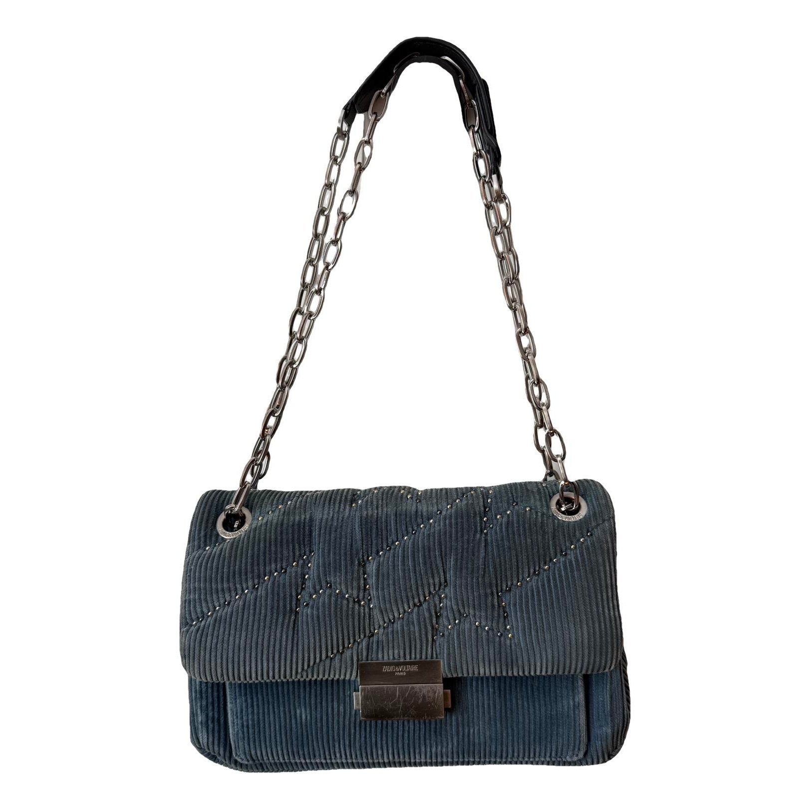 Ziggy XL velvet handbag