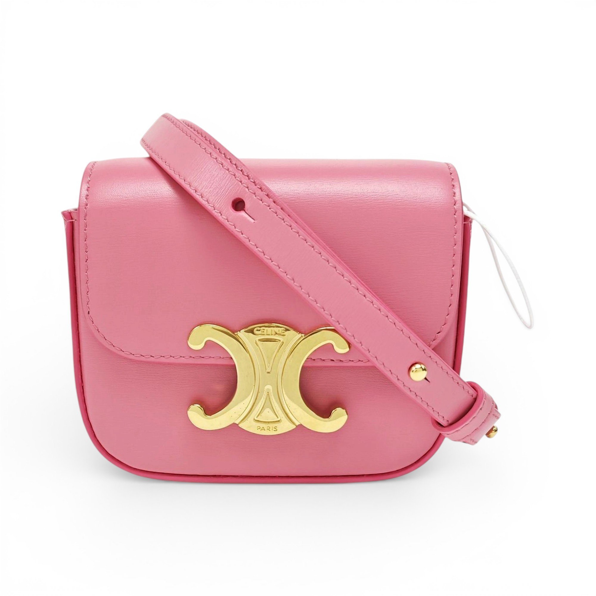 Triomphe leather crossbody bag