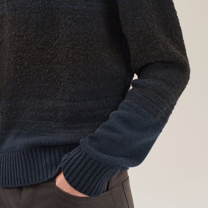 Marine "Bouclette Ombree" Crewneck Sweater
