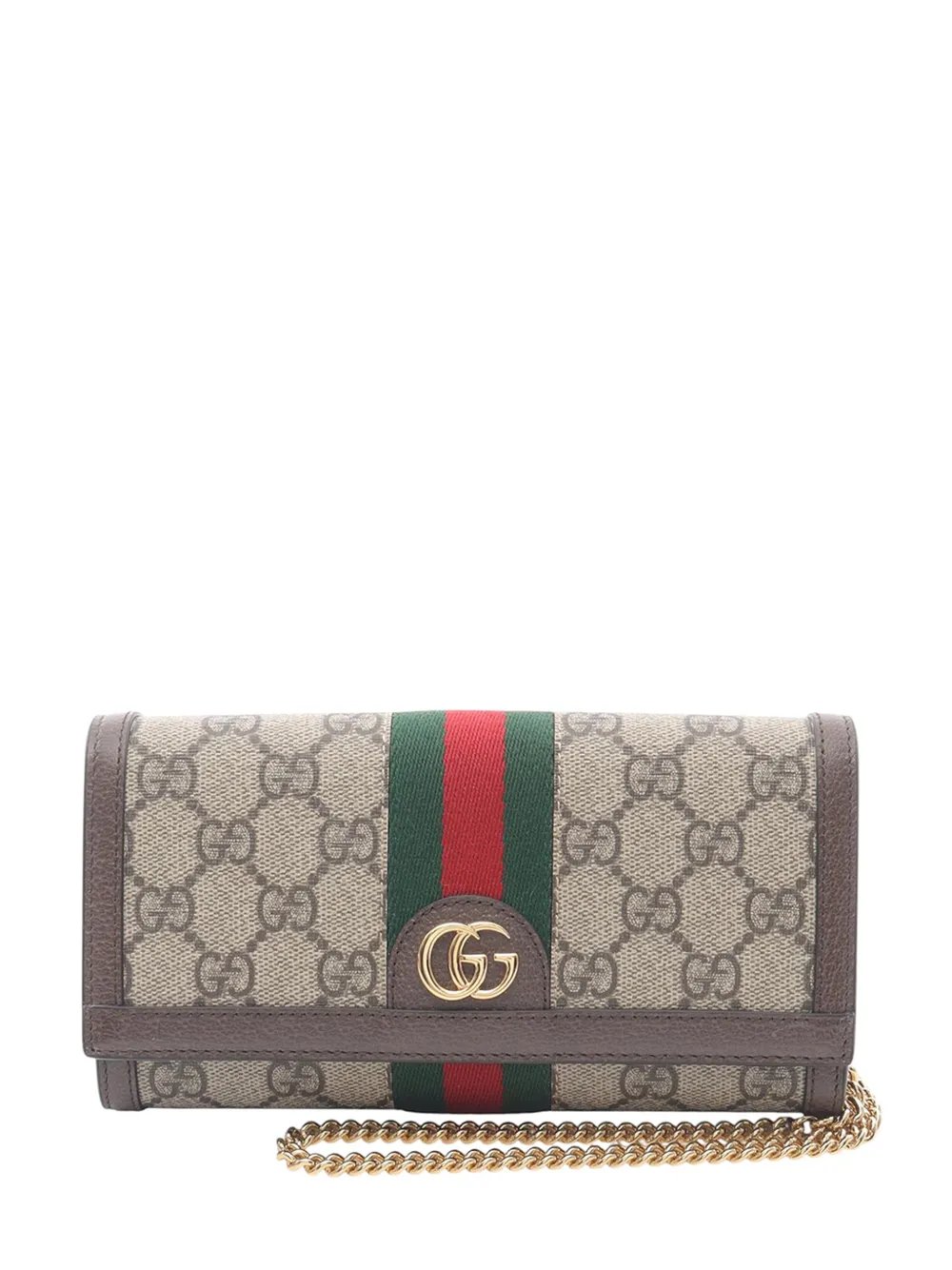 2016-2026 GG Supreme Web Ophidia Continental Wallet On Chain crossbody bag