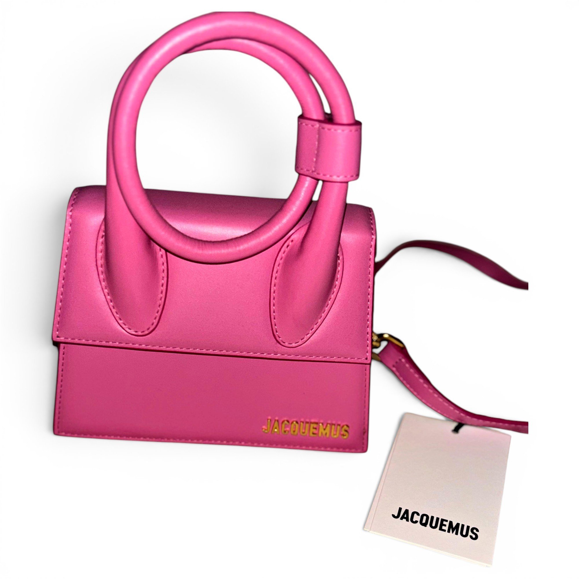 Le Chiquito Noeud leather crossbody bag