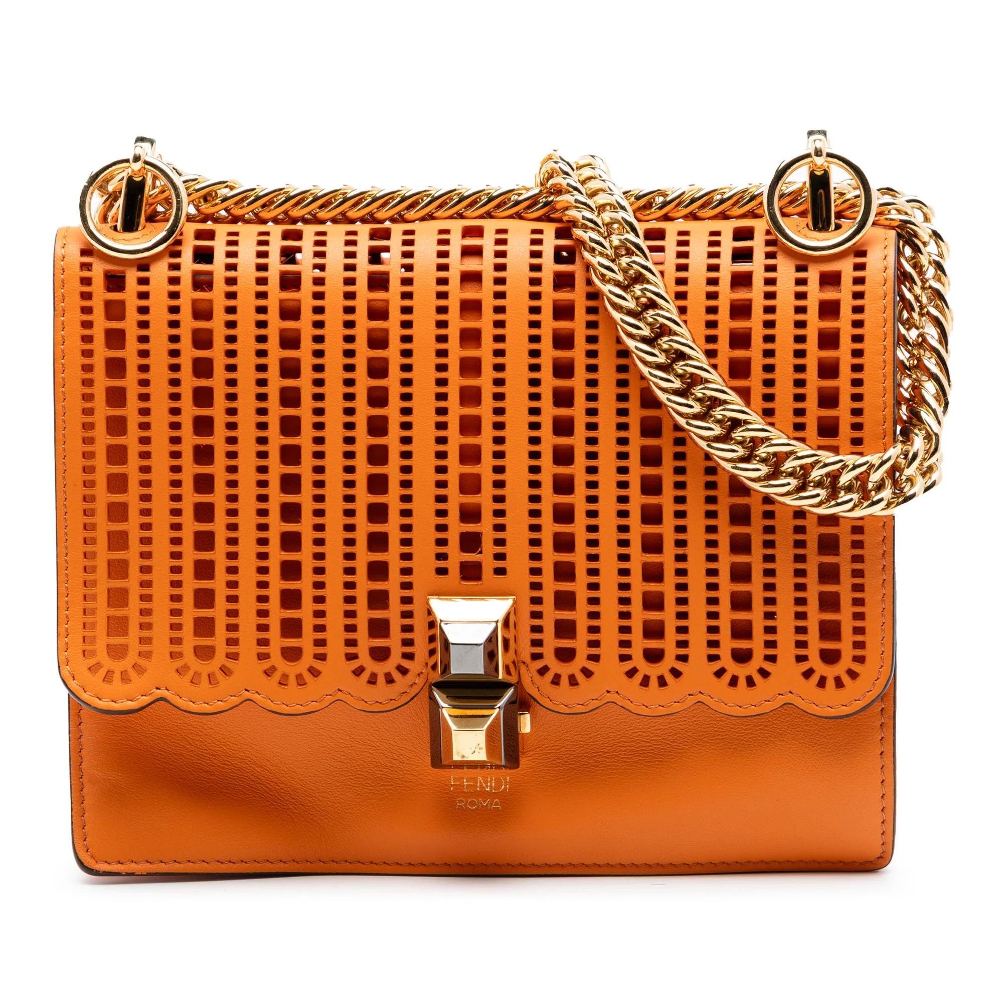 Kan I leather crossbody bag