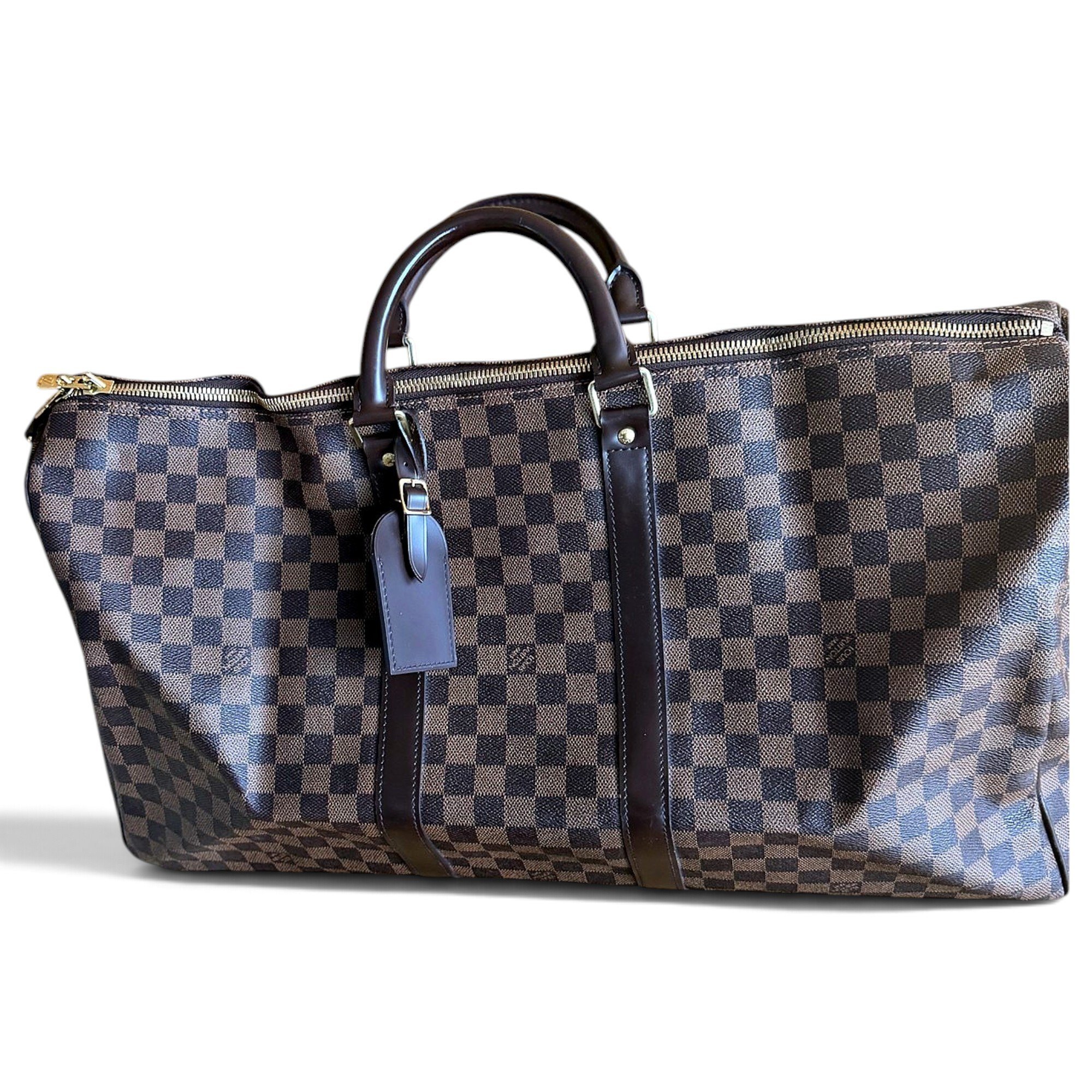 Louis Vuitton Keepall leather 48h bag